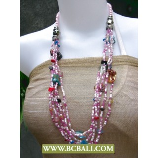 Cute Style from Bcbali Layer Necklace Beading